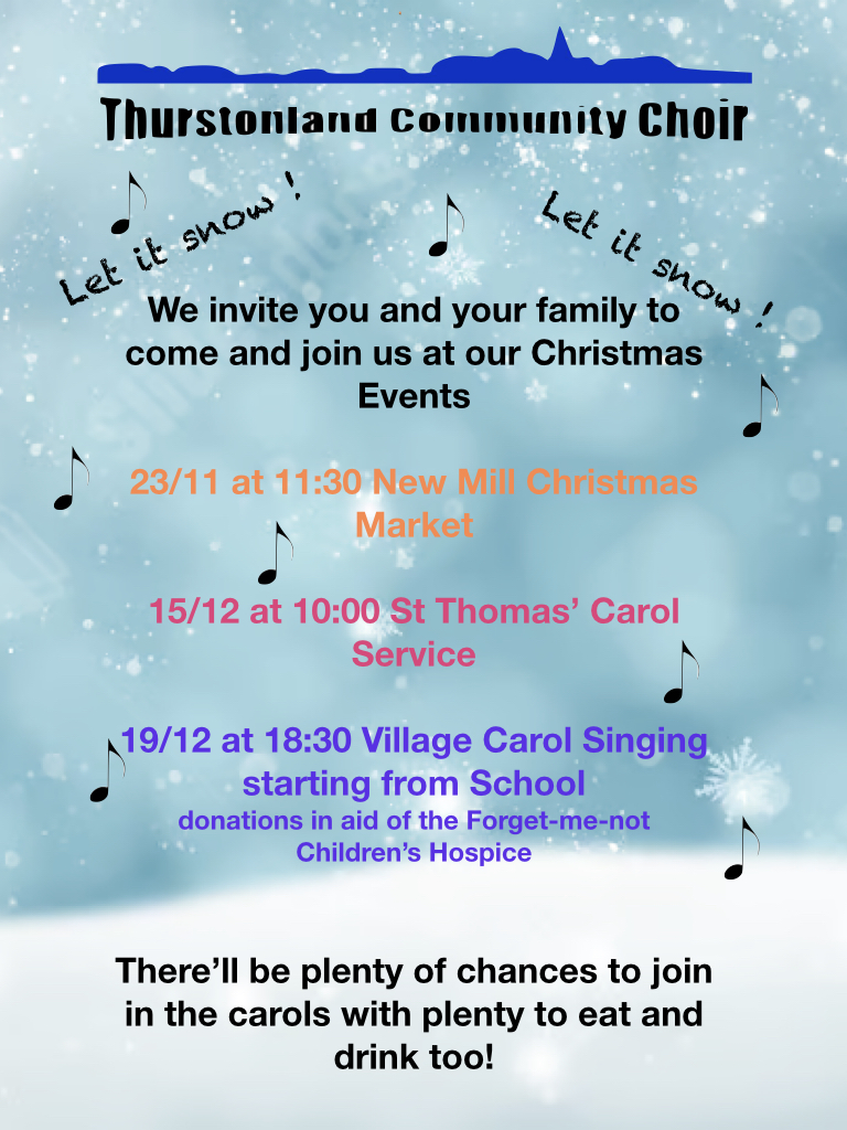 Thurstonland Community Choir – Christmas Events